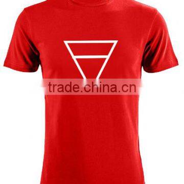 2016 100% Cotton T Shirt Print With Triangle Hugo Summer Style Short Tee photo-5