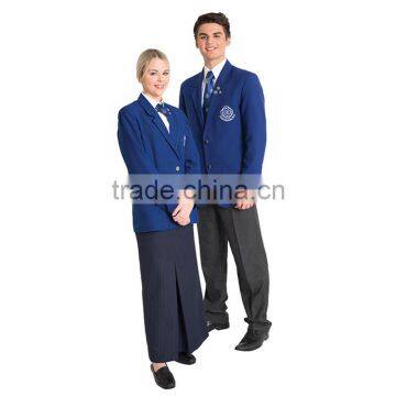 Royal blue school uniform catalog blazer for sale