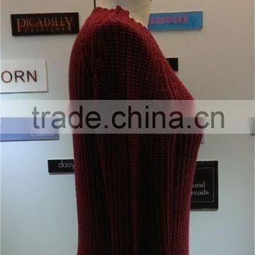 2015 New Fashion Knitting Sweater With Long Sleeve Pullover photo-2