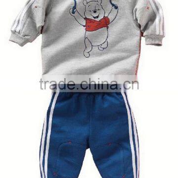 Wholesale Baby Clothes Long Sleeve Cartoon Hoodie and Pants photo-2