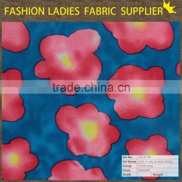 100%poly Rayon Print Fabric Digital Print Fabrics Rayon Challis Fabric photo-1