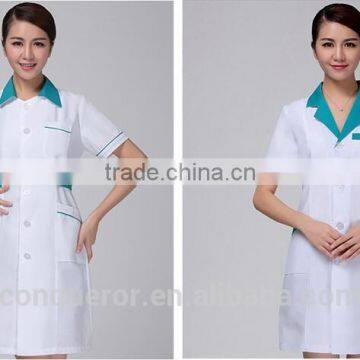 New Design Custom Quality Hospital Doctor's Uniform UFM1604 photo-2