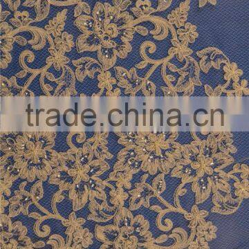 Made in China african cord sequin cording embroidery lace fabric