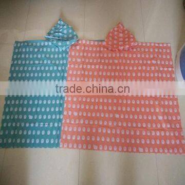 Wholesale Kids Plastic Raincoat OEM Children Rain Poncho With Customized Logo for Promotion photo-5