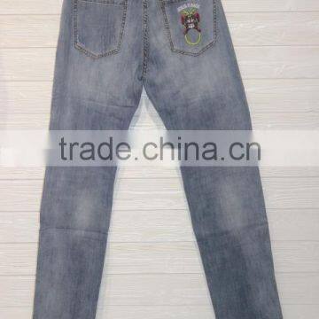 GZY New Trend Men's Pants Pattern Wholesale no Brand Jeans Stock