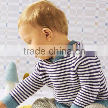 High Quality Stripe Baby Sweater ,baby Knitwear,baby Sweater Design,baby Toddler Sweater(BKNB02) photo-3