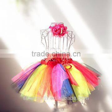Rainbow Tutu Skirts Kids Rainbow Tutu photo-2
