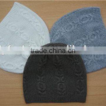 wholesale 100% cashmere hat women cashmere hat