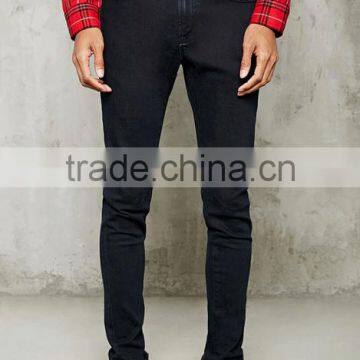 Men's Casual High Quality Jeans Trousers Straight Denim Black Jeans photo-4