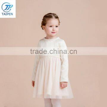2017 Girls Frock Designs Latest For Party Wear Knitted Winter Party Dress Children Clothes Wholesale photo-2