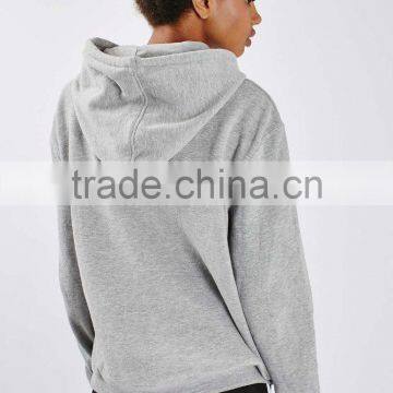 JXY Gray Slounch Hoodie for Women photo-4