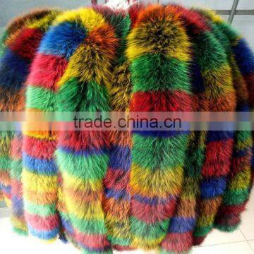 BBG-H-18 Fox Fur Collar / Trimming / Fox Fur Strip For Jacket Hood photo-6