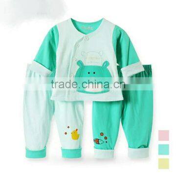 Wholesale Spring Kids Chothing Set For Boys and Girls Bear Suits Long Sleeve Shirts and Pants photo-3