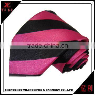 Woven striped silk men cheap famous brand men's necktie