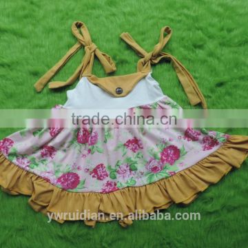 baby frock design pictures 4th of july shits child baby floral shirt shoulder strap t-shirts