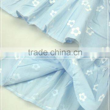 100% Cotton Short Sleeve Summer Lace Flower Baby Dress photo-6