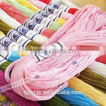 Royalbroider Brand Thread 100% Cotton Cross Stitch Thread With DMC 447 Colors Threads photo-2