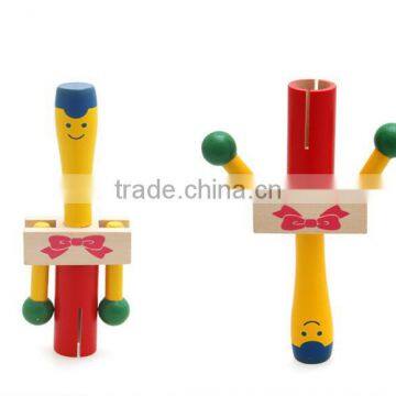 Hot Sale Wooden Baby Hand Shacking Bell Toy Educational Musical Toys photo-3