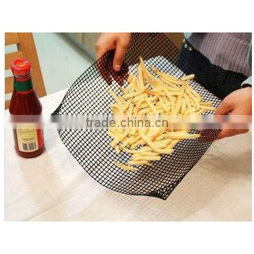 ptfe (teflon) fiberglass non-stick reusable heat reistant bbq mesh liner