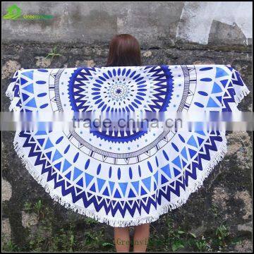 Creative Beach Towel Round Towel 150 cm Thick Large Soft Round Beach Towels With Tassel photo-4