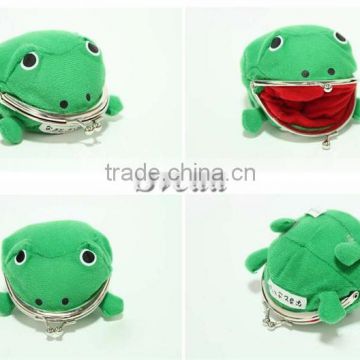 Naruto Cute Green Frog Coin Bag Cosplay Props Plush Purse frog Wallet