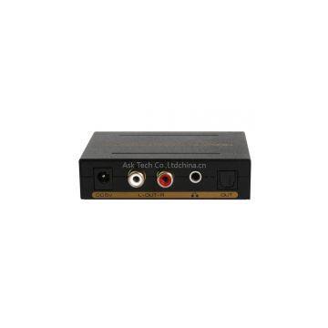 Digital audio to analog with SPDIF 4x1 switcher