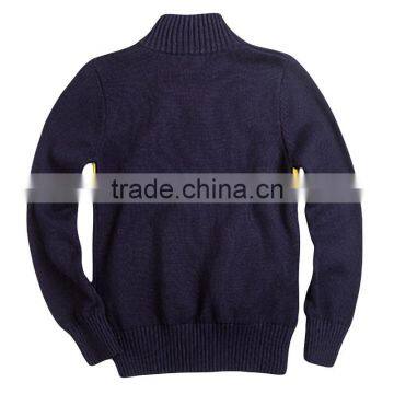 New Design School Uniform Logo Woodland Sweater Handmade Knit Wool Sweater Design for Kids Boy photo-2