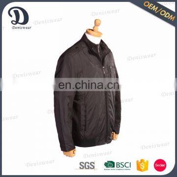 Factory Sale Black Bomber Jacket Men Jacket Wholesale