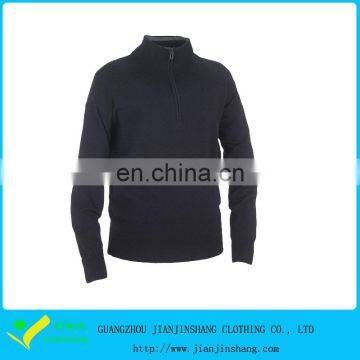 Promoting Fashion Style Quarter Zipped Man's Knitwear Sweater For Golf Sports