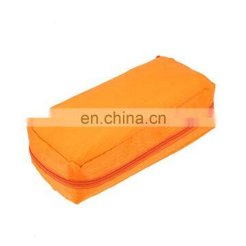 Travel Company Customized Orange Promotional Nylon Hanging Toiletry Bag photo-3