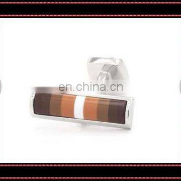 2011 fashion multicolor stone mosaic cufflinks