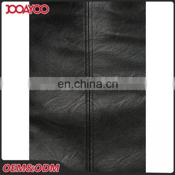 Women Clothing Supplier Black Synthetic Leather Pencil Skirt Classic Black Faux Leather Mini Skirt photo-5