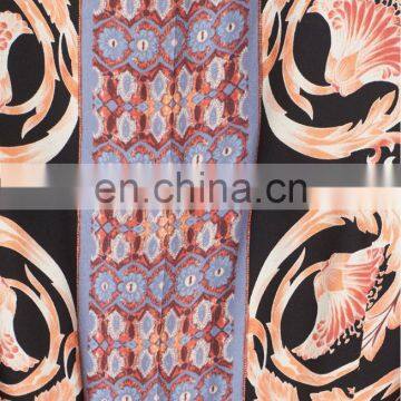 V Neck African Printed Chiffon Maxi Dress 2016 New Style Women Plus Size Dresses photo-5