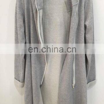 Flannelette Hooded Long Zipper Jogging-top photo-3