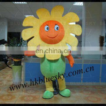 sunflower custom foam head mascot costume