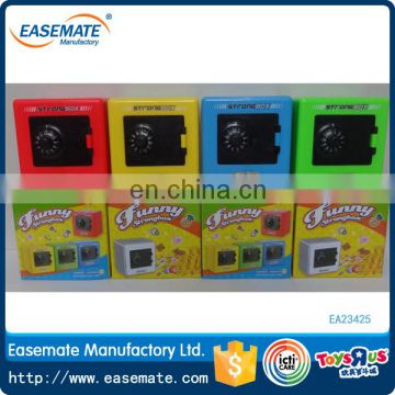 Promotional toys for kids saving money coin box with password