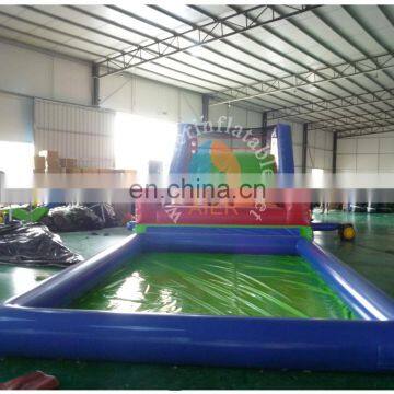 2017 Hot promote inflatable pool children inflatable obstacle course with pool for sale