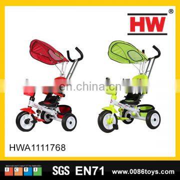 Children Tricycle Push Riding Car 3 Wheels Kids Tricycle