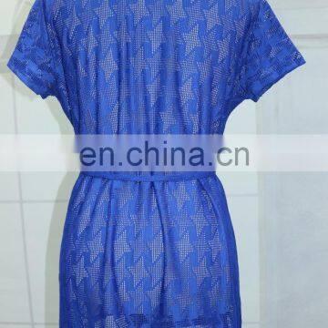 Print Picture's T-shirt New Lace Material Latest Tops for Girls photo-6