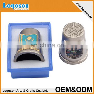 2016 custom souvenirs sewing decorative metal crafts sewing thimbles