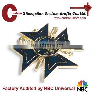 Promotional Gifts Honor Cross With Hard Enamel Souvenir Metal Keychain photo-2