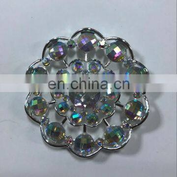 High Quality Fancy Round Diamante Crysta Bulkl Rhinestone Buttons photo-4