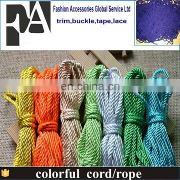 3-strand polypropylene twisted marine ropes/cord/string