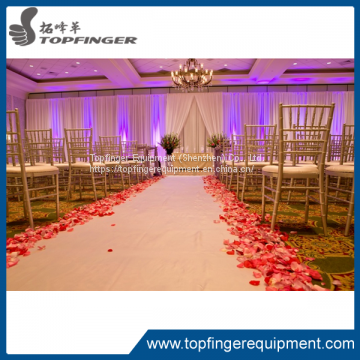 TFR wedding backdrop telescopic drape support pipe and drape system