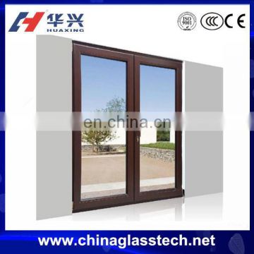 CE certificate energy efficient aluminum profile front double door designs