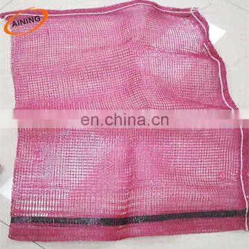 High quality mesh bag with handle for firewood