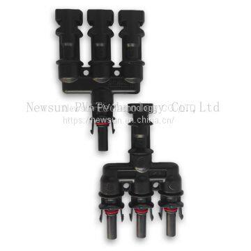 Solar MC4 1000VDC 3in1 Branch Connector for Solar System