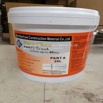 Non Shrink Clear Two Part Waterproof Ceramic Epoxy Tile Grout