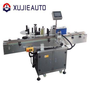 automatic vial bottle sticker round labeling machine