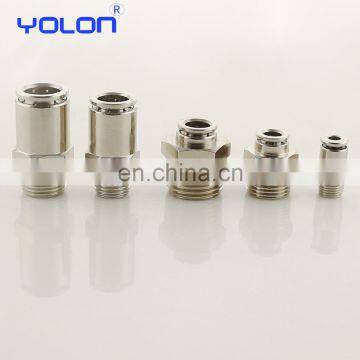 YTPC All Copper Nickel Plating Push in Fitting photo-5